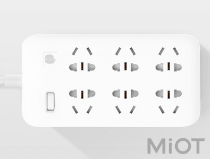 Подовжувач KingMi Power Strip (6 розеток; без USB) 1,8m White QC0601