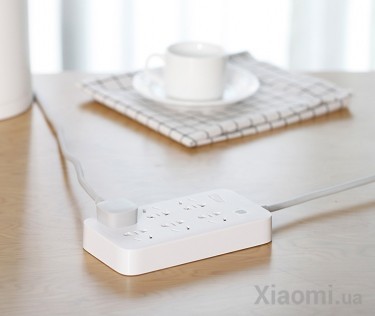 Удлинитель KingMi Power Strip (6 розеток; без USB) 1.8m White QC0601