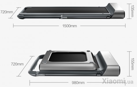 Дорожка для ходьбы Xiaomi KingSmith WalkingPad R1 Pro Black/Silver (TRR1D)