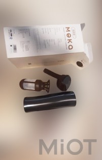 Термокружка Xiaomi KissKissFish MOKA Smart Coffee Tumbler Grey