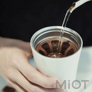 Термокружка Xiaomi KissKissFish MOKA Smart Coffee Tumbler White 430 мл