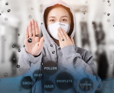 Маска для очищення повітря Xiaomi KN95 N95 Mask 5-Ply Virus Protection Respirator with Melt-blown Filter Kids Adults 10PCS