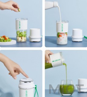 Соковижималка Xiaomi KriBee portable juicer cup cherry White (KB-C1)