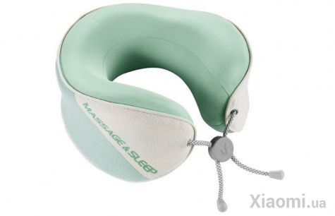Подушка подголовник с массажером Xiaomi LF Massage sleep neck pillow Green LR-S100