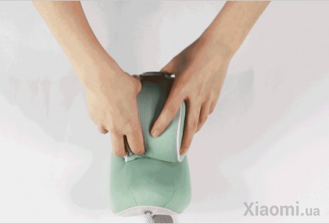 Подушка подголовник с массажером Xiaomi LF Massage sleep neck pillow Green LR-S100