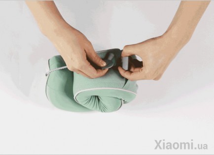 Подушка подголовник с массажером Xiaomi LF Massage sleep neck pillow Green LR-S100
