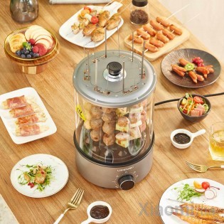 Электрошашлычница Xiaomi Liven Automatic Rotating Barbecue Hut KL-J121