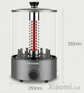 Электрошашлычница Xiaomi Liven Automatic Rotating Barbecue Hut KL-J121