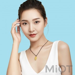 Золотий кулон Xiaomi LuckyME Pure Gold Mi bunny 2 г