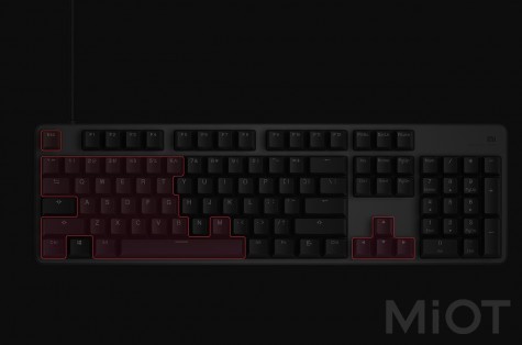 Механічна клавіатура Xiaomi HZJP01YM 104 Keys Cherry Red Switch Keyboard