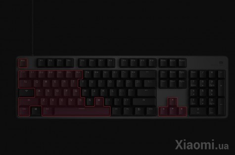 Механическая клавиатура Xiaomi HZJP01YM 104 Keys Cherry Red Switch Keyboard