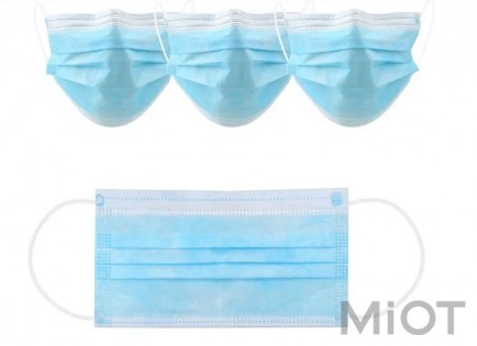 Маска для очищення повітря Xiaomi Medical Mask Disposable Anti-dust Safe Breathable Face Dental Medical Masks - China 100pcs