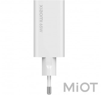 Зарядний пристрій Xiaomi Mi 65W Fast Charger with GaN Tech Type-C White (BHR4499GL)