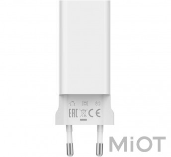 Зарядний пристрій Xiaomi Mi 65W Fast Charger with GaN Tech Type-C White (BHR4499GL)