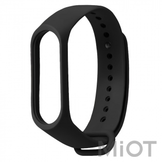 Ремінець для Xiaomi Mi Band 3/4 Black