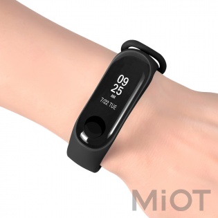 Ремінець для Xiaomi Mi Band 3/4 Black