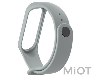 Ремінець для Xiaomi Mi Band 3/4 Grey