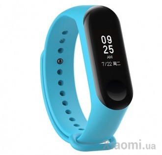 Ремешок для Xiaomi Mi Band 3/4 Light Blue