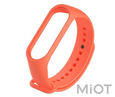 Ремінець для Xiaomi Mi Band 3/4 Orange
