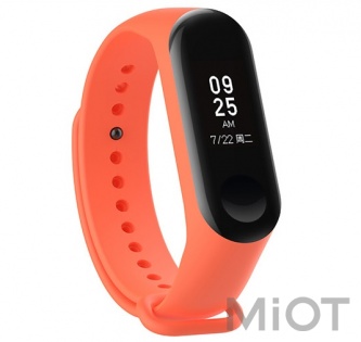 Ремінець для Xiaomi Mi Band 3/4 Orange