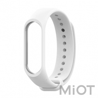 Ремінець для Xiaomi Mi Band 3/4 White