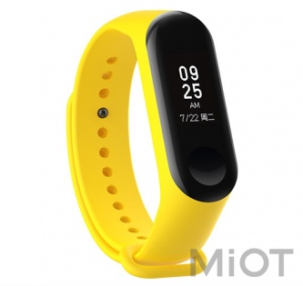 Ремінець для Xiaomi Mi Band 3/4 Yellow