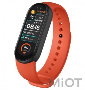 Фітнес-браслет Xiaomi Mi Band 6 Orange NFC ORIGINAL
