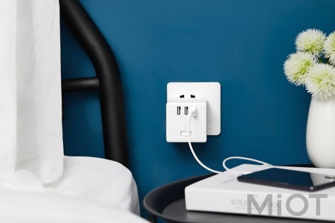 Мережевий зарядний пристрій Xiaomi Mi Home (Mijia) Rubik Cube White (MJZHQ3-01QM)