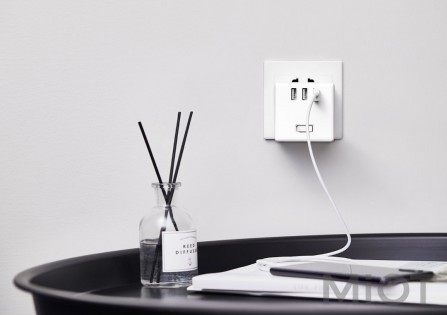 Мережевий зарядний пристрій Xiaomi Mi Home (Mijia) Rubik Cube White (MJZHQ3-01QM)