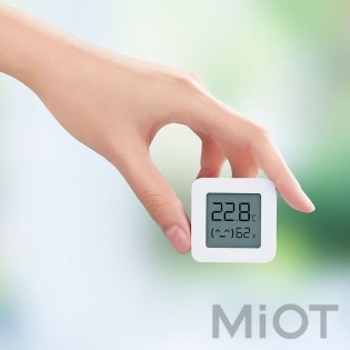 Датчик температури та вологості Xiaomi Mi Home (Mijia) Temperature & Humidity Electronic Monitor 2 (LYWSD03MMC) (NUN4106CN)