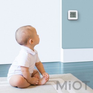 Датчик температури та вологості Xiaomi Mi Home (Mijia) Temperature & Humidity Electronic Monitor 2 (LYWSD03MMC) (NUN4106CN)