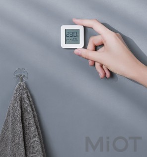 Датчик температури та вологості Xiaomi Mi Home (Mijia) Temperature & Humidity Electronic Monitor 2 (LYWSD03MMC) (NUN4106CN)