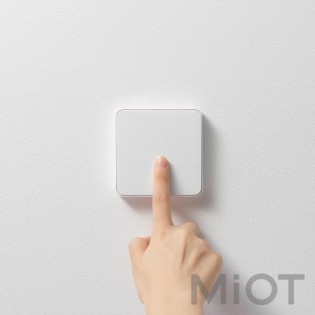 Розумний вимикач Xiaomi Mi Home (Mijia) 1 кнопка White