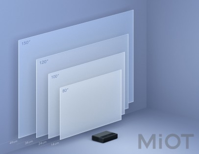 Мультимедіа-проектор Xiaomi Mi Home (Mijia) Laser Projector 4K 150" Black Global (BHR4152GL)
