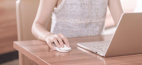 Мышка беспроводная Mi mouse Gold (HLK4003CN)