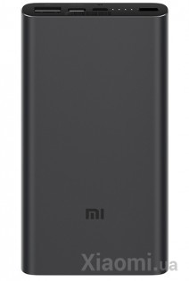 Универсальная батарея Xiaomi Mi Power bank 3 10000mAh Black ORIGINAL (PLM12ZM)