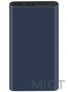 Універсальна батарея Xiaomi Mi Power bank 3 10000mAh 2USB+Type-C Black ORIGINAL (PLM13ZM)