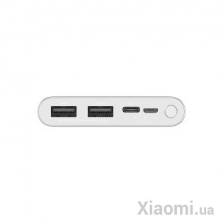 Универсальная батарея Xiaomi Mi Power bank 3 10000mAh 2USB+Type-C Silver ORIGINAL (PLM13ZM)