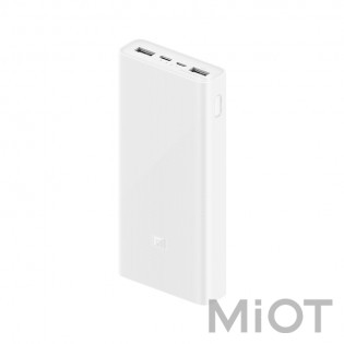 Універсальна батарея Xiaomi Mi Power bank 3 20000mAh 2USB+Type-C White ORIGINAL
