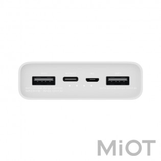 Універсальна батарея Xiaomi Mi Power bank 3 20000mAh 2USB+Type-C White ORIGINAL
