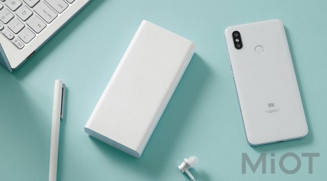 Універсальна батарея Xiaomi Mi Power bank 3 20000mAh 2USB+Type-C White ORIGINAL