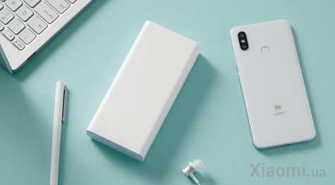 Универсальная батарея Xiaomi Mi Power Bank 3 20000mAh White (PLM18ZM)