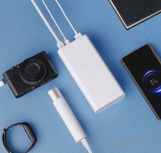 Универсальная батарея Xiaomi Mi Power bank 3 30000mAh 24Wh White (PB3018ZM)