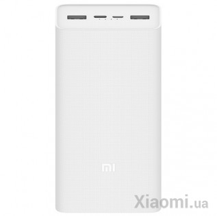 Универсальная батарея Xiaomi Mi Power bank 3 30000mAh 24Wh White (PB3018ZM)