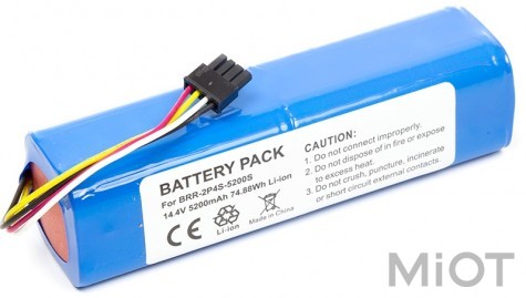 Акумулятор до пилососів Xiaomi Mi Robot, Mijia, Roborock S50 14.4V 5200mAh