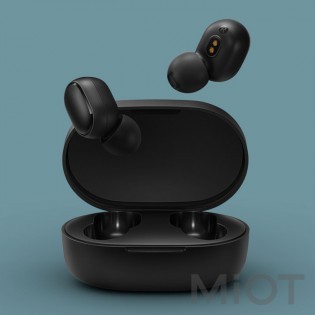 Бездротові навушники Xiaomi Mi True Wireless Earbuds Basic S Black (Міжнародна версія) (ZBW4502GL)