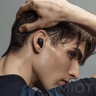 Бездротові навушники Xiaomi Mi True Wireless Earbuds Basic S Black (Міжнародна версія) (ZBW4502GL)