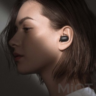 Бездротові навушники Xiaomi Mi True Wireless Earbuds Basic S Black (Міжнародна версія) (ZBW4502GL)