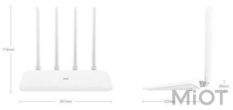 Роутер Xiaomi Mi WiFi Router 4A Gigabit Edition DVB4224GL Global Version