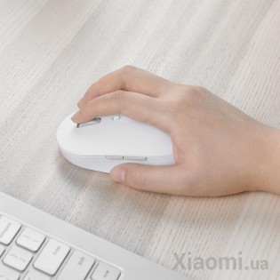 Мышь Xiaomi Mi Wireless Bluetooth Dual Mode Mouse Silent Edition White (HLK4040GL)